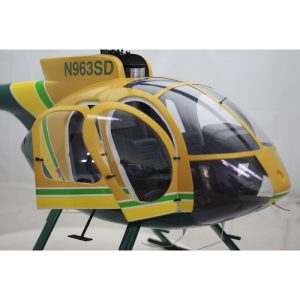 Tout neuf 🤩 Heli-Scale Hughes MD500E Compactor Classe 800 Bleu / Gris 🔥 31
