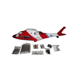 De gros 🌟 Heli-Scale A-109 Agusta Cost Guard (avec Train Métal) 🎁 8