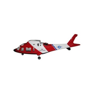 De gros 🌟 Heli-Scale A-109 Agusta Cost Guard (avec Train Métal) 🎁 10