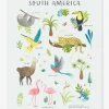 Affiche Animaux D’Amérique Du Sud Living Earth LILIPINSO Multicolore – Lilipinso 13