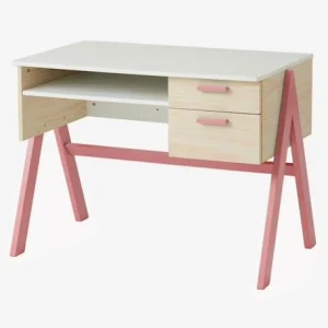 Bureau Enfant Coloriage Rose – Vertbaudet 9