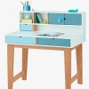 Bureau Enfant LIGNE OSLO Blanc/bleu/bois – Vertbaudet 22