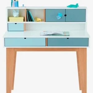 Bureau Enfant LIGNE OSLO Blanc/bleu/bois – Vertbaudet 12