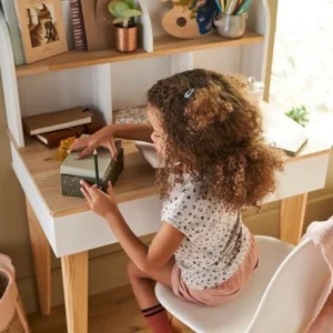 Bureau Enfant SCANDI Blanc/bois – Vertbaudet 14