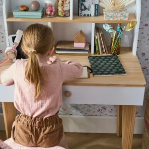 Bureau Enfant SCANDI Blanc/bois – Vertbaudet 18