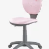 Chaise De Bureau Enfant à Roulettes Rose – Vertbaudet 11