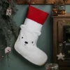 Chaussette De Noël Ours En Bouclette Personnalisable Blanc – Vertbaudet 7