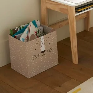 Corbeille En Carton Pliable Tigre Beige – Vertbaudet 8