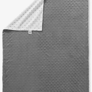 Couverture Bébé Bi-face Minky/molleton STELLA Gris – Vertbaudet 14