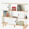 Etagère-bibliothèque LIGNE SEVENTIES Blanc – Bois – Vertbaudet 20