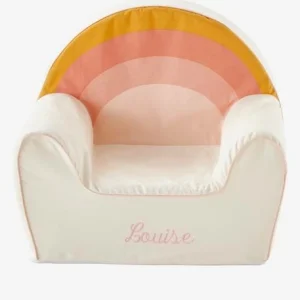 Fauteuil En Mousse Personnalisable Arc-en-ciel Blanc – Vertbaudet 12