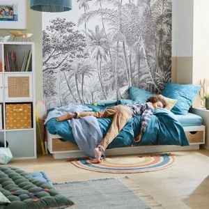 Lit Plateforme Enfant Avec Tiroirs LIGNE SCHOOL Blanc / Bois – Vertbaudet 16