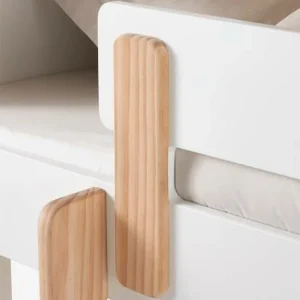 Lits Superposés 3 Niveaux LIGNE EVEREST Blanc/bois – Vertbaudet 15