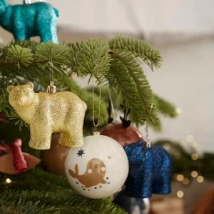 Lot De 3 Décorations De Noël Ours Pailletés Vert – Vertbaudet 15