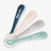 Lot De 4 Cuillères 2ème âge BEABA Soft Sans BPA Blue/ Pink/ Mist/ Green – Beaba 22