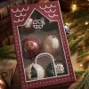 Lot De 6 Boules De Noël Ho ! Ho ! Ho ! Bordeaux – Vertbaudet 22