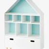 Meuble De Rangement 9 Cases Maison Blanc/bleu – Vertbaudet 11