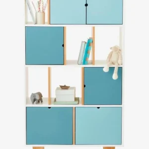 Meuble De Rangement Enfant LIGNE OSLO Blanc/bleu/bois – Vertbaudet 12