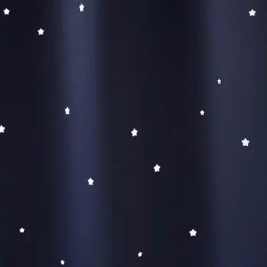 Rideau à œillets Occultant Et Motifs Perforés Gris Foncé / étoiles – Vertbaudet 16