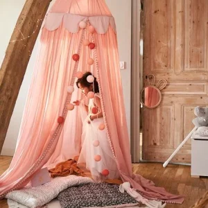 Rideau Ciel De Lit PRINCESSE NATURE Rose – Vertbaudet 16