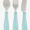 Set 3 Couverts D’apprentissage Inox BEABA Airy Green – Beaba 5