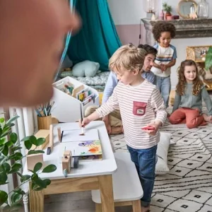 Tabouret Maternelle Ecolier Blanc – Vertbaudet 10